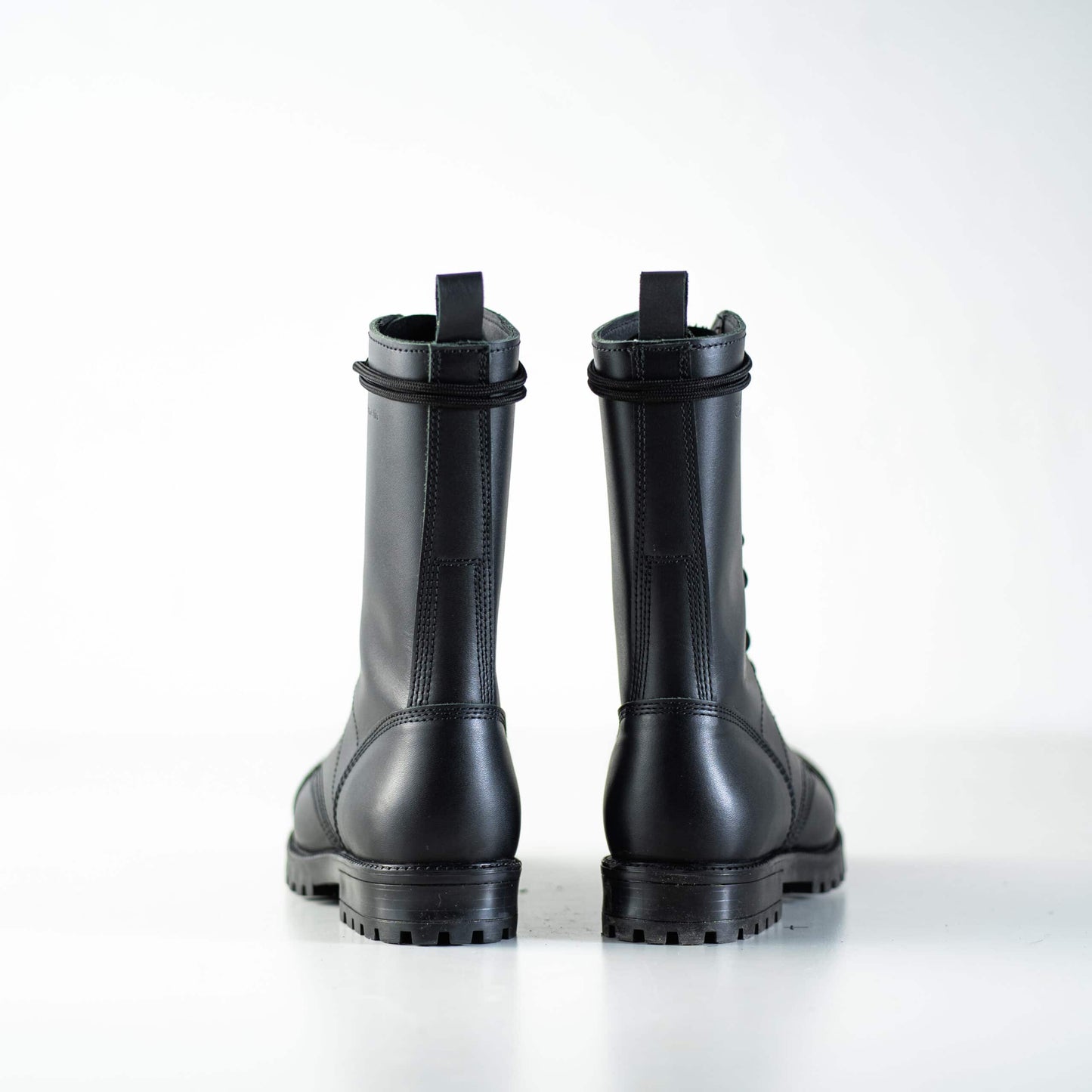 516 High Aviator Boots Water-Repellent Leather Military Black