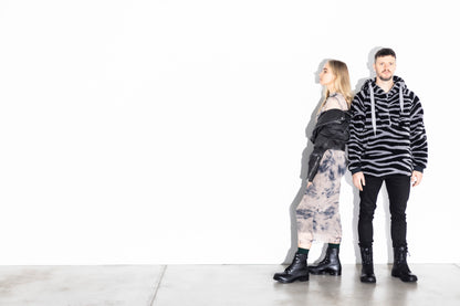 Military Boots 739 Waterproof Leather Combat Boots - Black