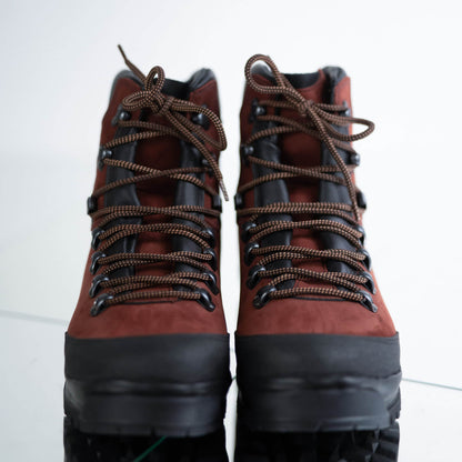 Samelin 553P Waterproof Nubuck Leather Hiking Boots - Rosso Aragosta